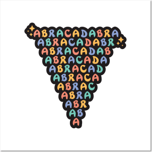 Black Border Abracadabra Posters and Art